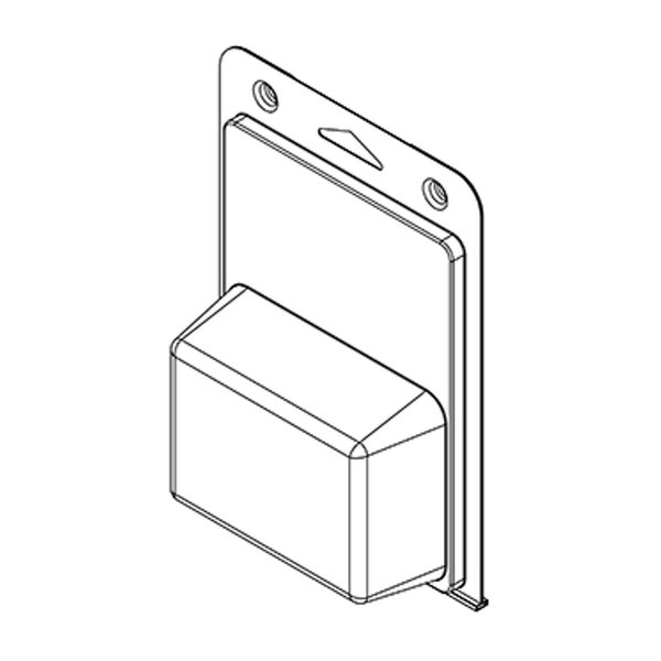 Visipak Thermoform-CLAMSHELL-#287-7.000-5.000-2.594-3.656-1.438-0.020-CLEAR, 400PK 287TF